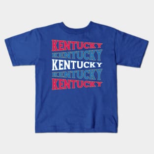 NATIONAL TEXT ART USA KENTUCKY Kids T-Shirt